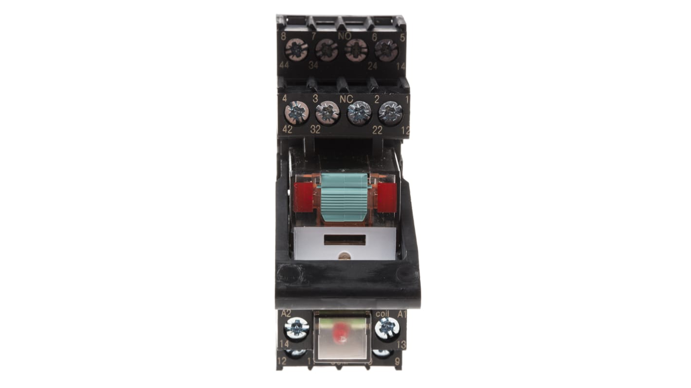 Siemens LZS Series Coupling Relay, Plug In, 230V ac Coil, 4PDT, 4-Pole