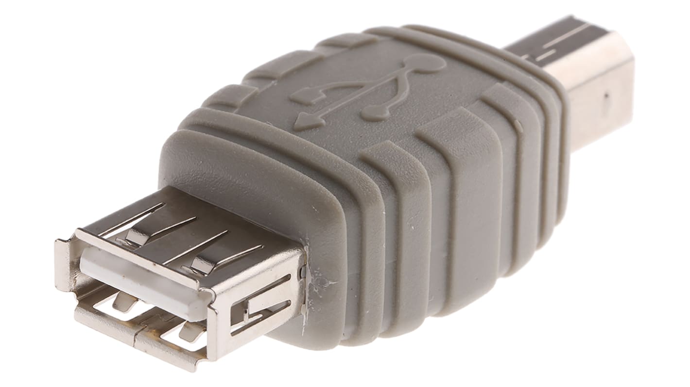 RS PRO , Male USB B to Female USB A, 30mm