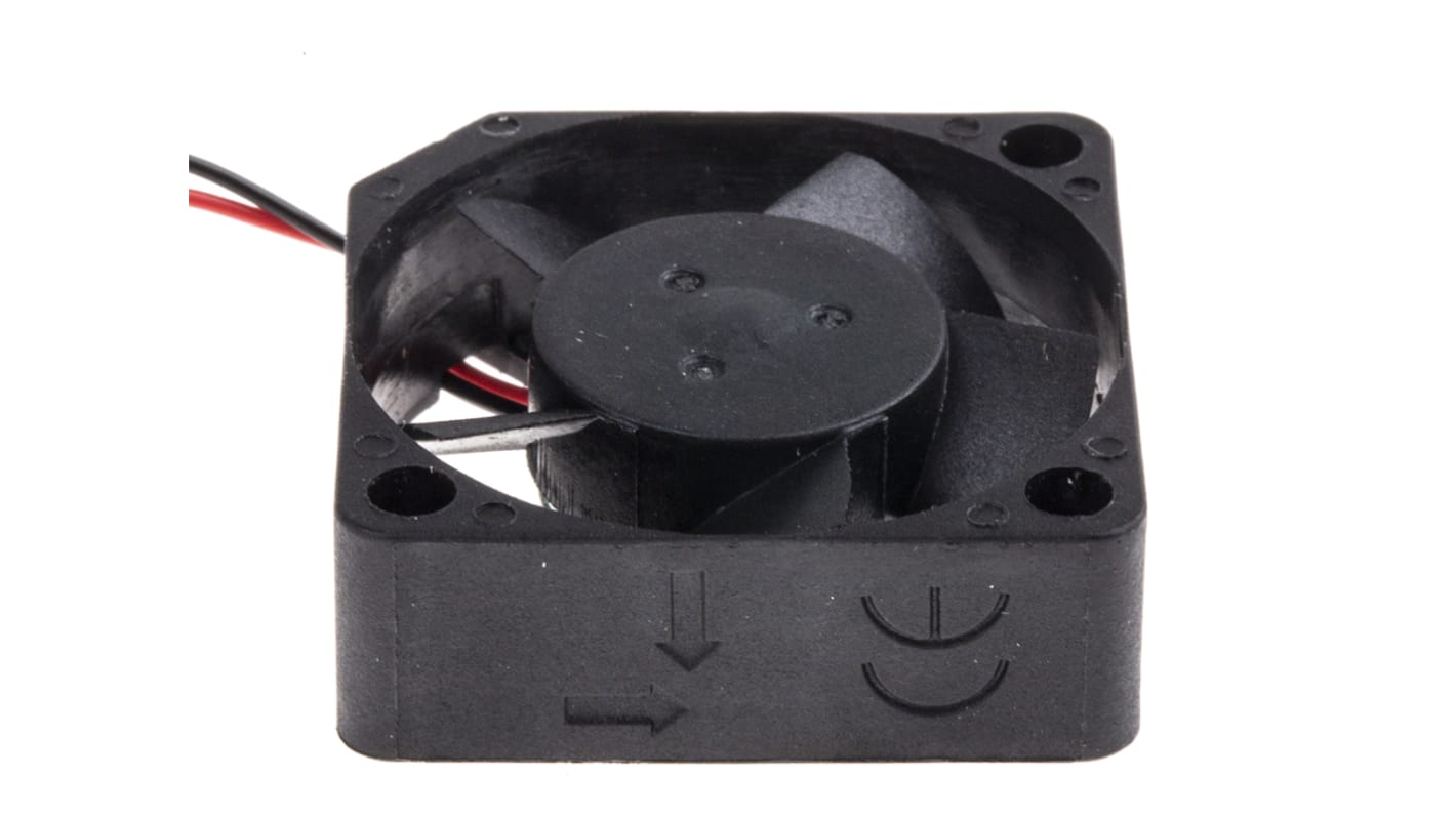 Sunon MC Series Axial Fan, 12 V dc, DC Operation, 5.9m³/h, 690mW, 57mA Max, 25 x 25 x 10mm