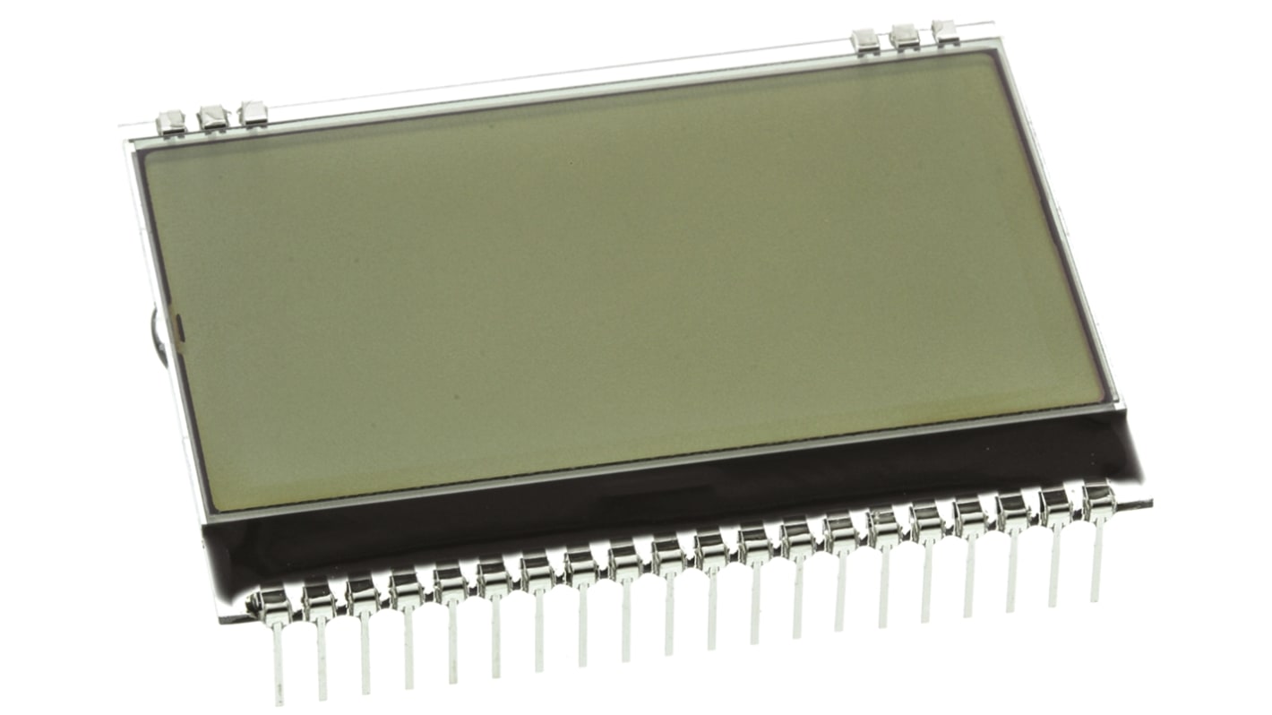 Display Visions 图形段码液晶屏, 分辨率128 x 64pixels, 可视区域51 x 31mm, SPI接口