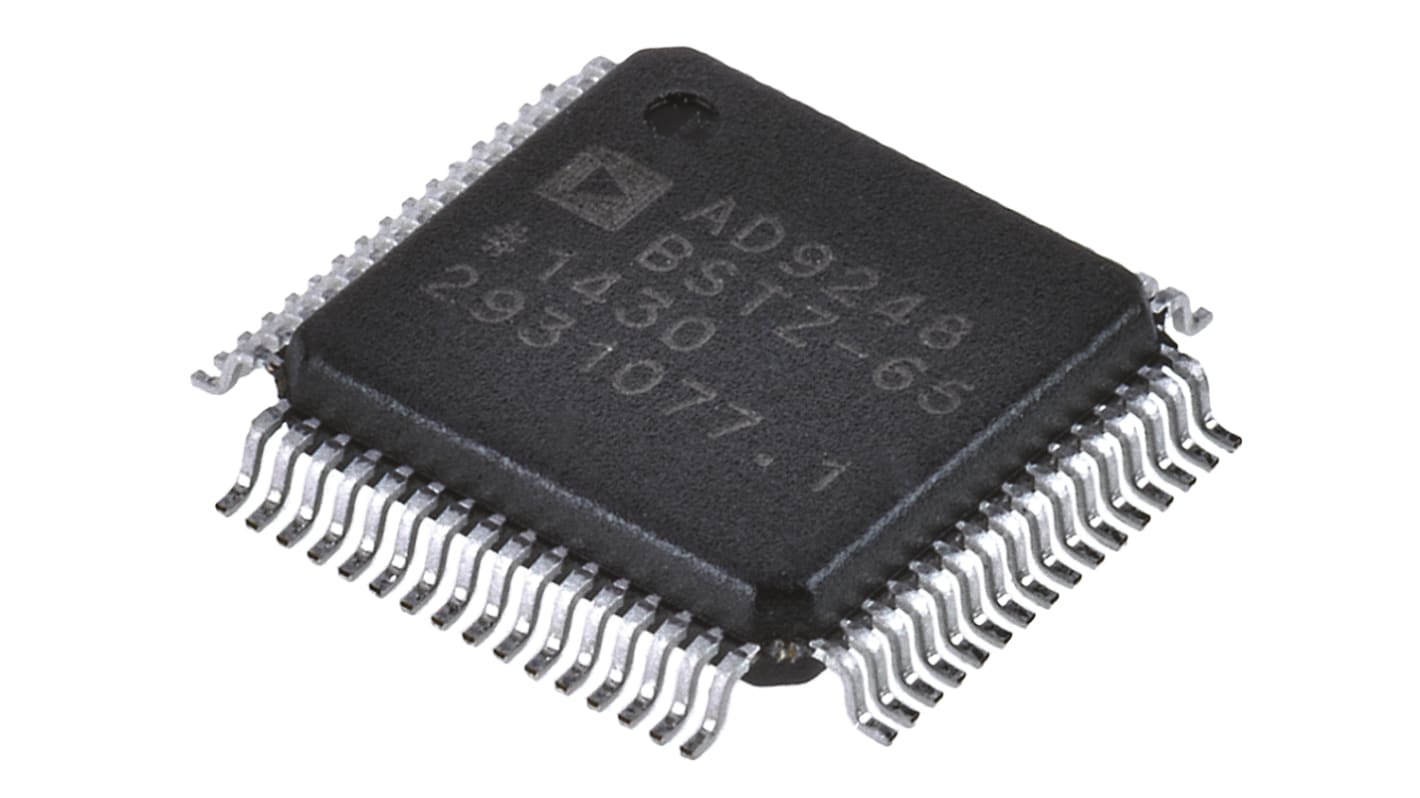 Analog Devices, Dual 14-bit- ADC 65Msps, 64-Pin LQFP