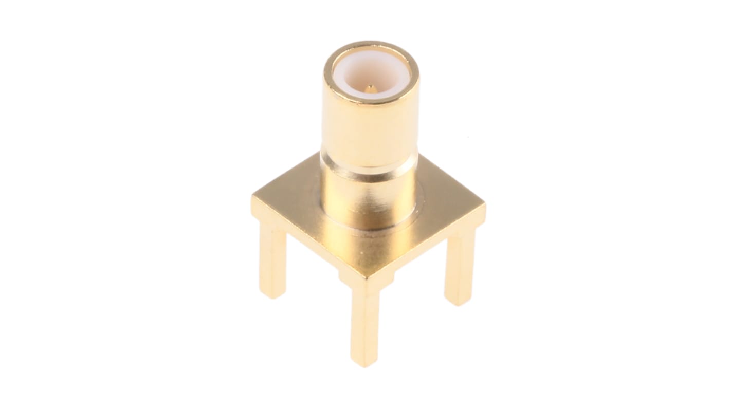 Molex SMB Series, Jack Through Hole SMB Connector, 50Ω, Solder Termination, Straight Body