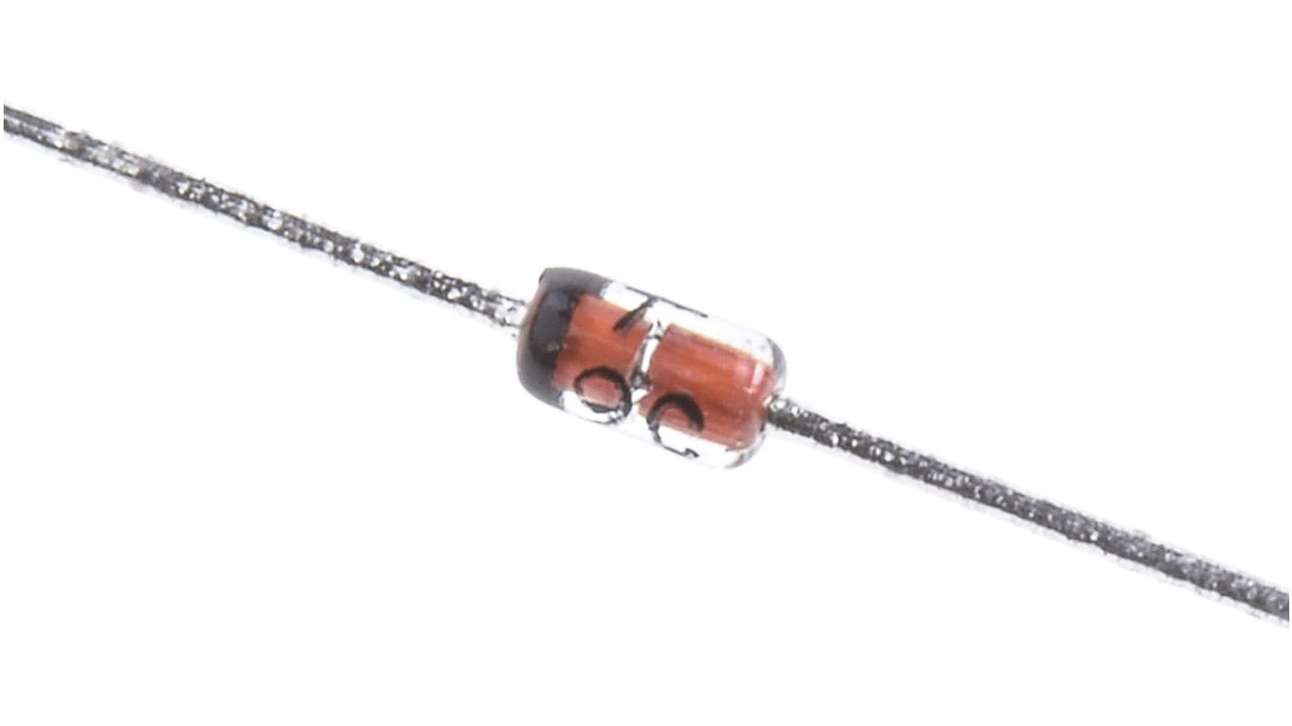 onsemi, 15V Zener Diode 5% 500 mW Through Hole 2-Pin DO-35