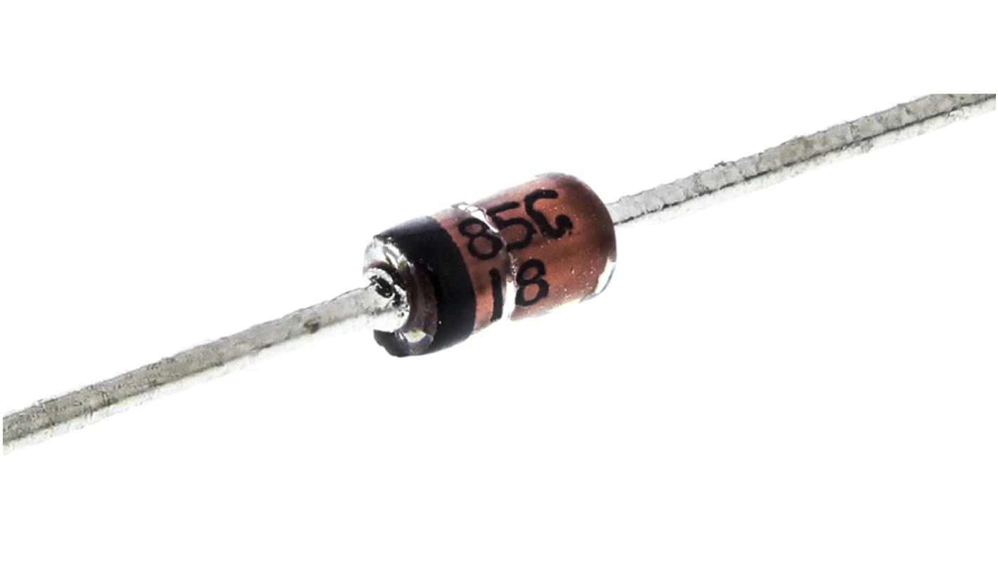 Diode Zener onsemi, 18V, Traversant, dissip. ≤ 1 W DO-41