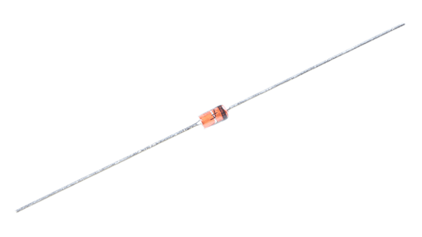 onsemi, 3.9V Zener Diode 5% 1 W Through Hole 2-Pin DO-41