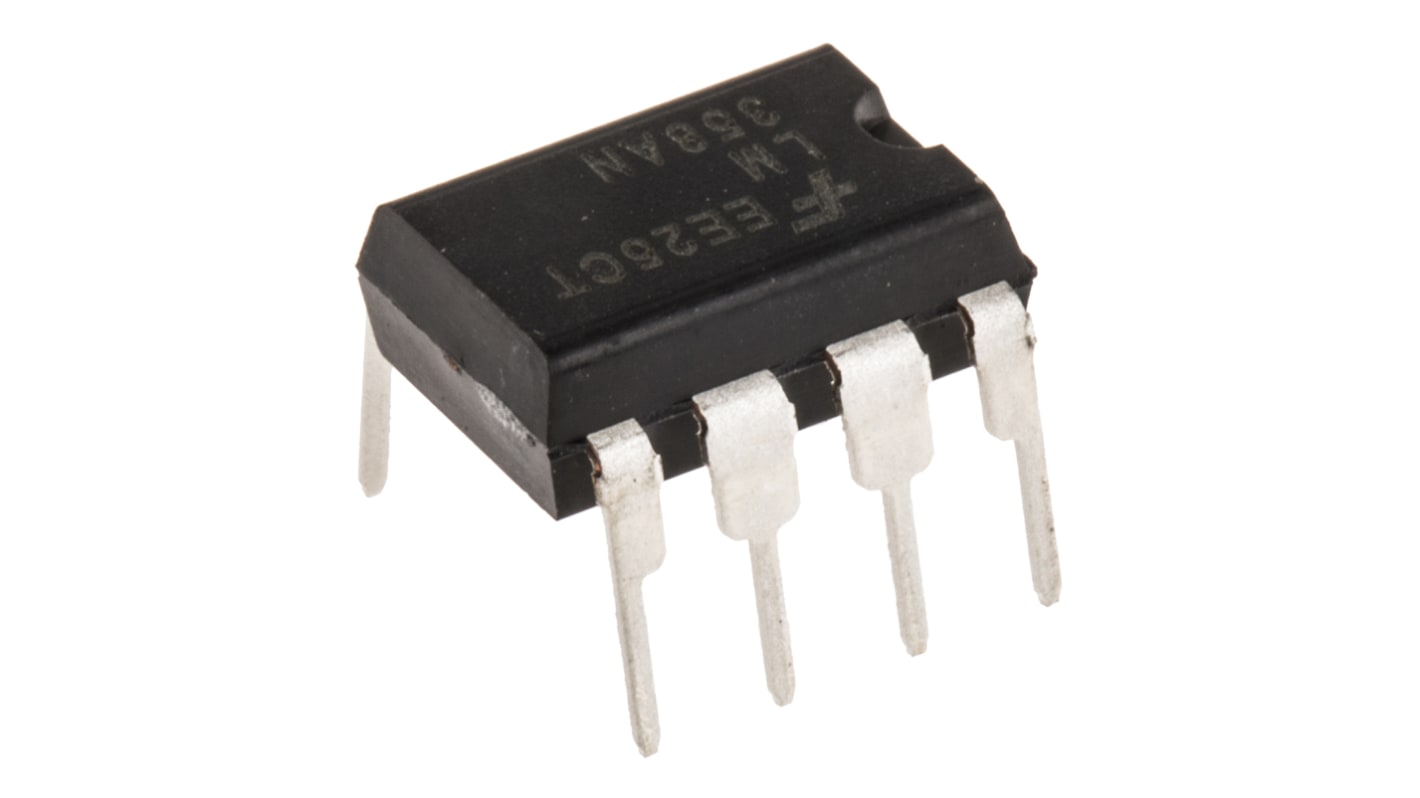 LM358AN-ON onsemi, Op Amp, 3 → 32 V, 8-Pin PDIP