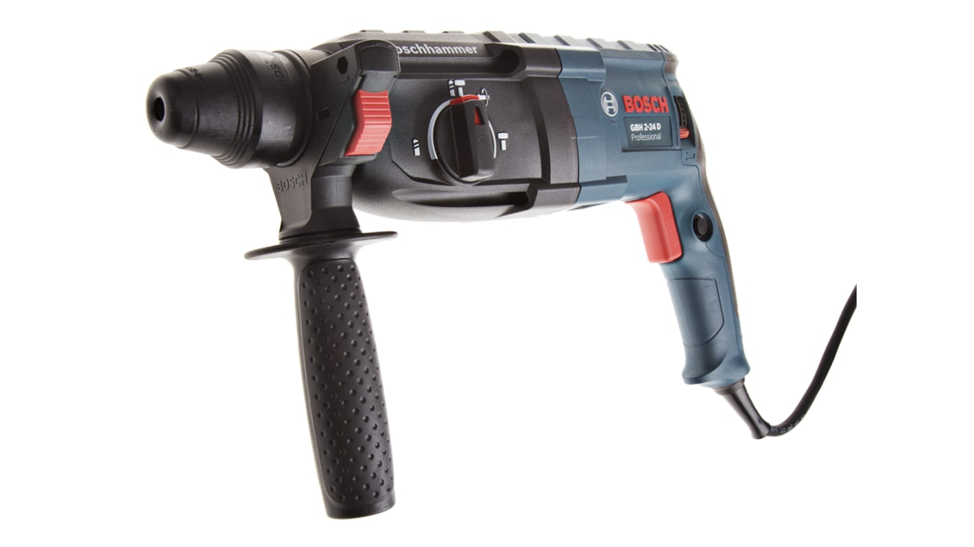 Taladro Bosch GBH 2-24 D, 0 → 950rpm, 240V, 790W, 2.8kg