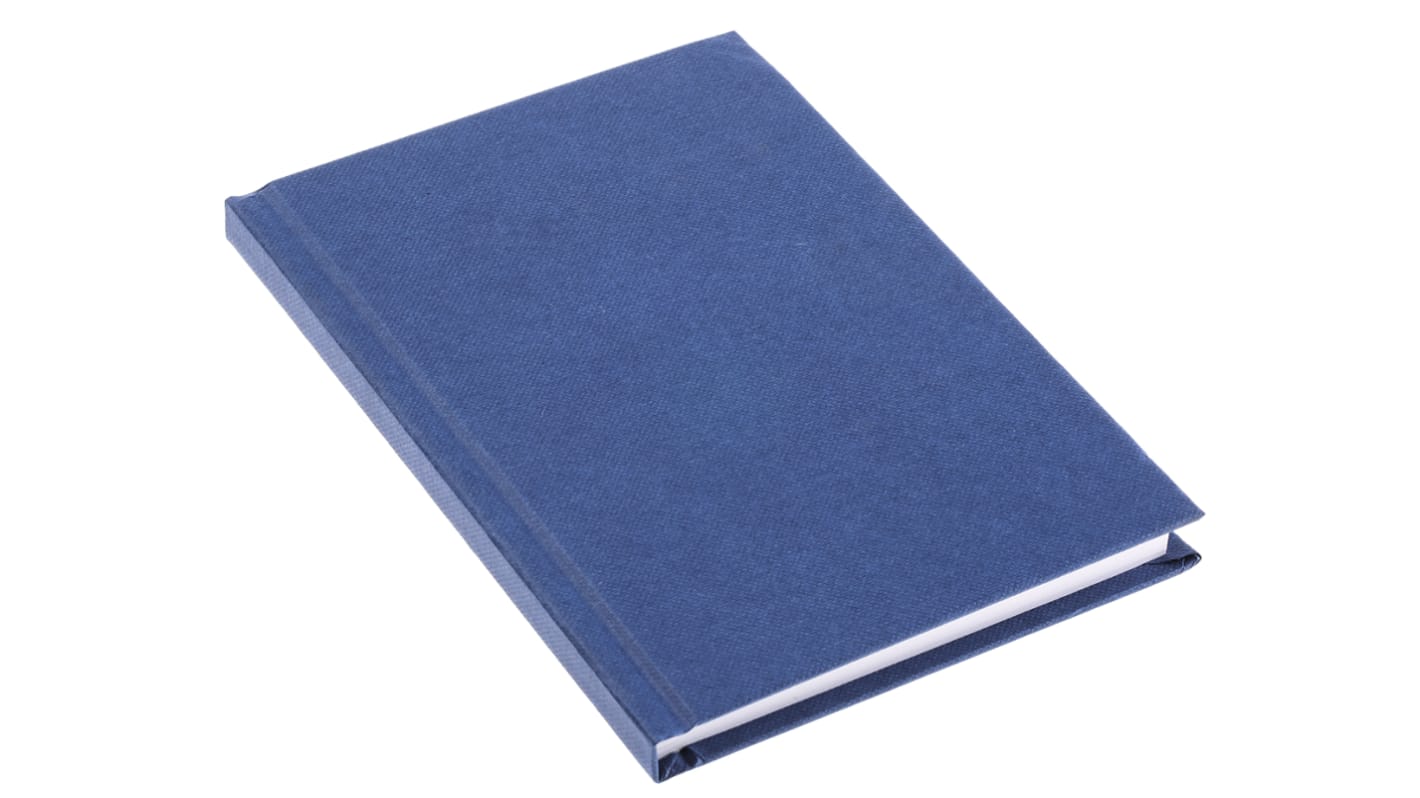 5 Star Notizbuch mit Festeinband Linienpapier, A6 Einband, Blau, 95 Blatt