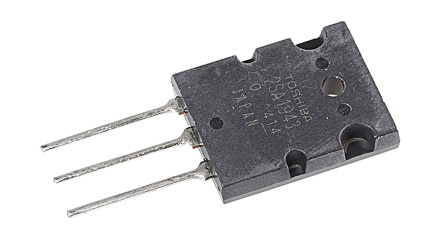 Toshiba 2SA1943-O(Q) PNP Transistor, -15 A, -230 V, 3-Pin TO-3PL