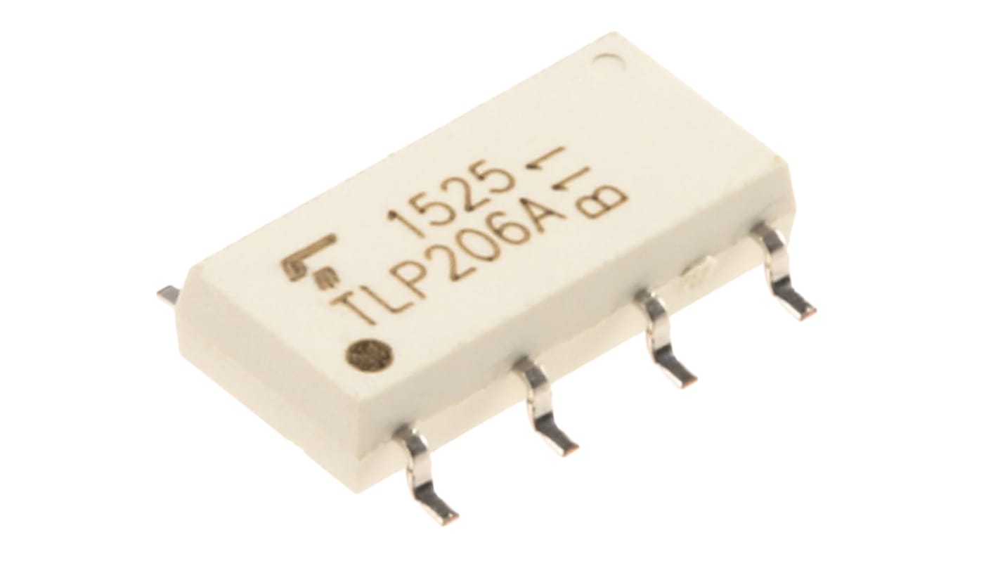 Toshiba, TLP206A(F) DC Input MOSFET Output Dual Optocoupler, Surface Mount, 8-Pin SOP