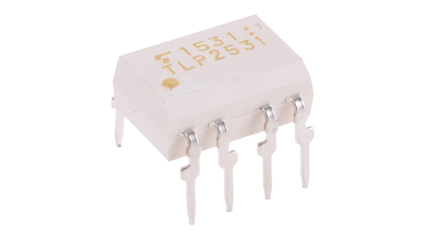 Transoptor TLP2531(F) z tranzystorem 2-kanałowy DC 19% DIP 8 Toshiba