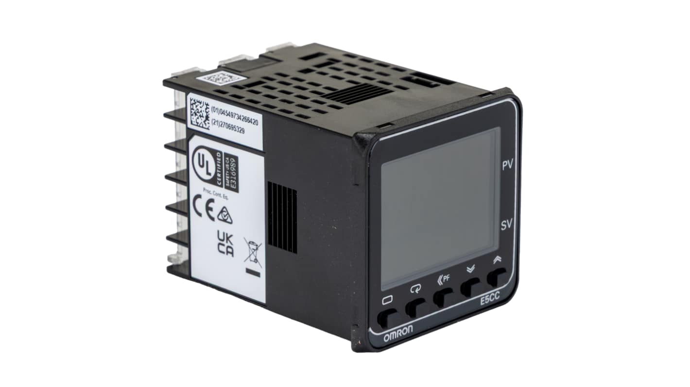 オムロン 温度調節器 (PID制御) リレー出力数:1 E5CC-RX3D5M-001