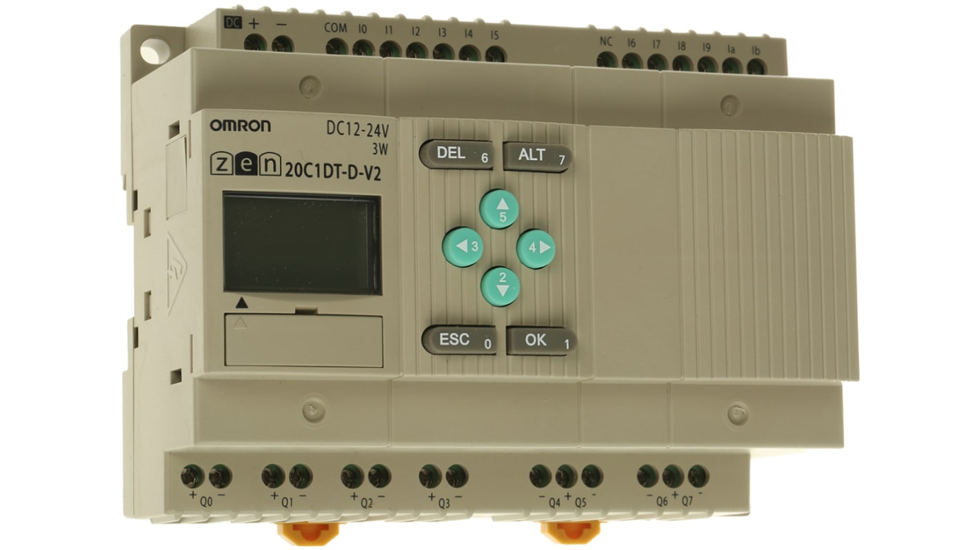 Omron Zen Logikmodul, 12 Eing. Transistor Ausg.Typ Analog Eing.Typ 10,8 → 28,8 V dc