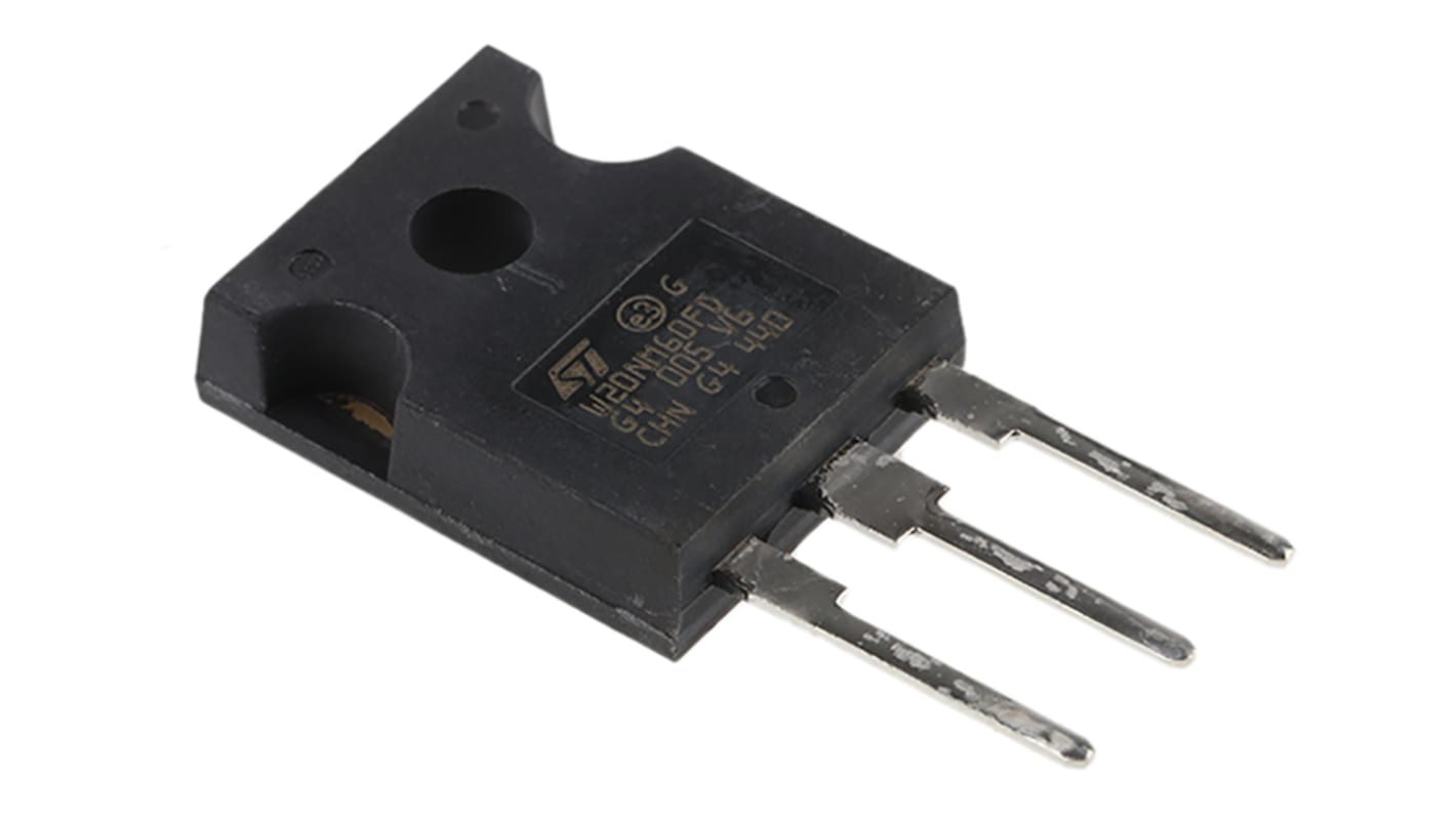 STMicroelectronics FDmesh N-Channel MOSFET, 20 A, 600 V, 3-Pin TO-247 STW20NM60FD