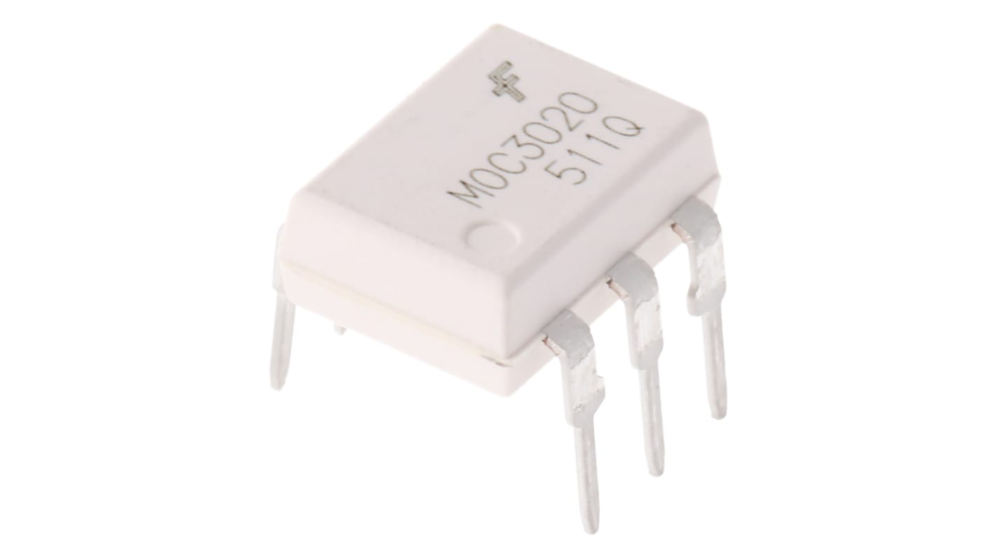 onsemi MOC THT Optokoppler DC-In / Triac-Out, 6-Pin DIP, Isolation 5300 V ac
