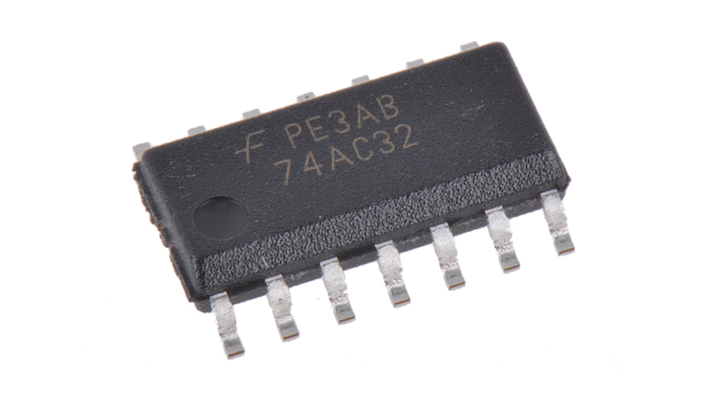 onsemi AC逻辑或门, 贴片安装, SOIC, 4元件, 每逻辑门2输入, 14p, 最大6 V