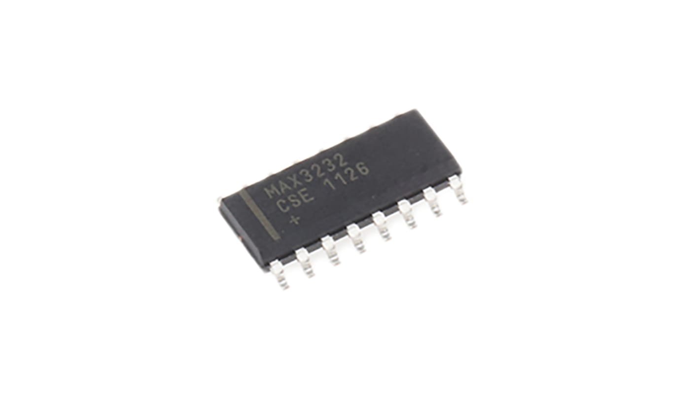 Maxim Integrated MAX3232CSE+T Line Transceiver, 16-Pin SOIC