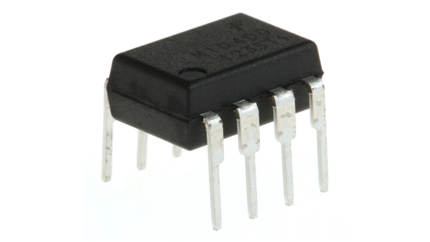 onsemi, MID400 AC Input Transistor Output Dual Optocoupler, Through Hole, 8-Pin DIP