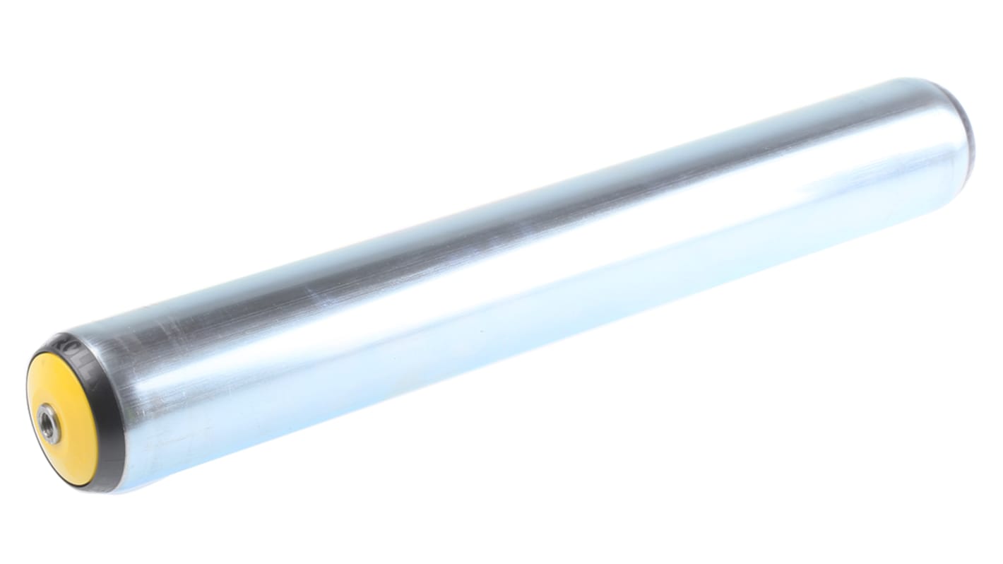 Interroll Round Conveyor Roller Female 50mm Dia. x 350mm L, 3000N Load Capacity, 12mm Spindle, 360mm Overall Length