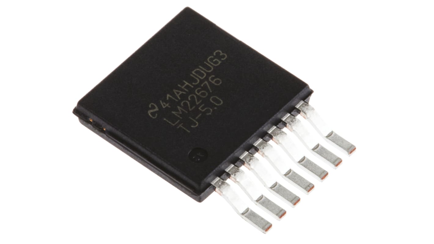 Texas Instruments 降压DCDC芯片, 42 V输入, 5 V, 3A输出, 1输出, 7针, 贴片安装, TO-263