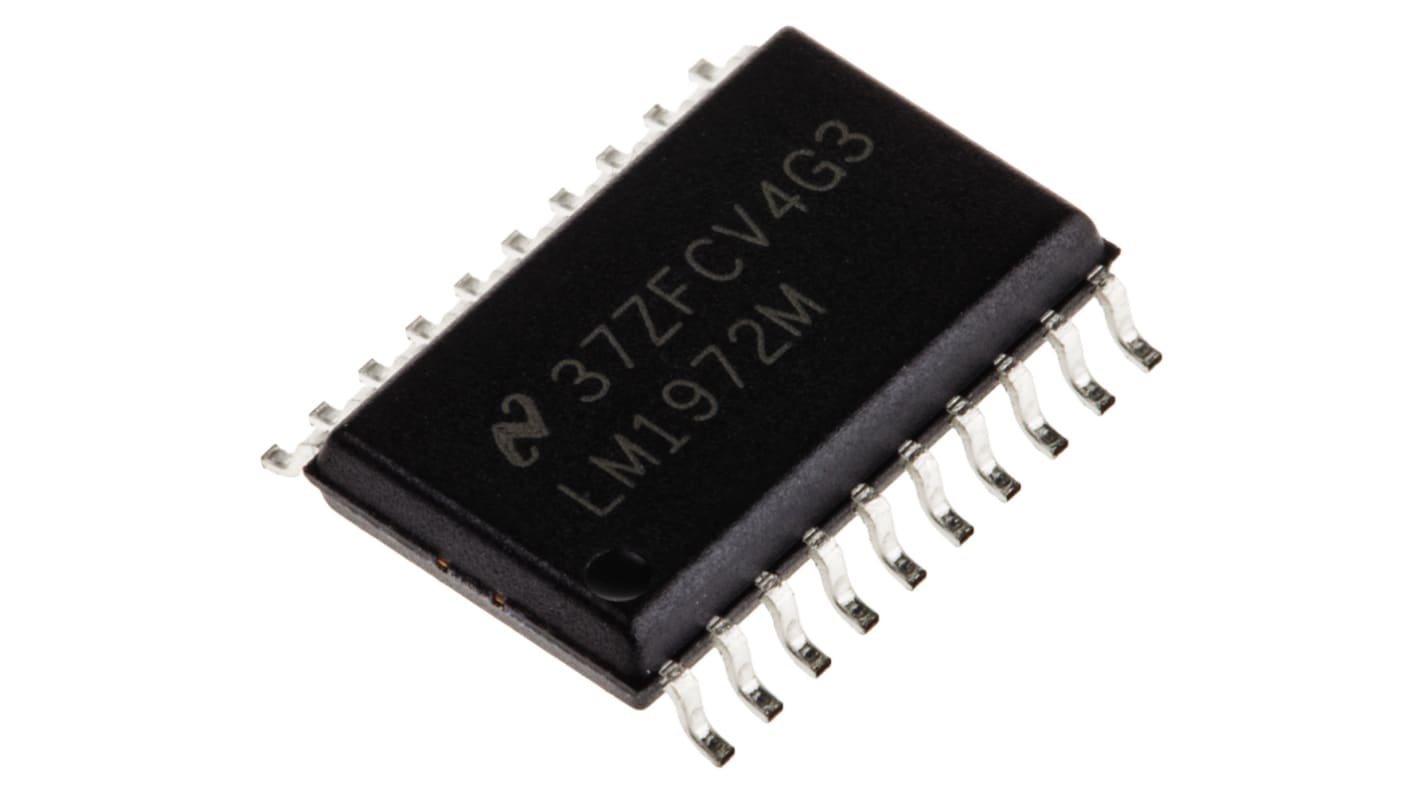 Texas Instruments LM1972M/NOPB, Digital Attenuator, 78dB, 3MHz, 20-Pin SOIC W