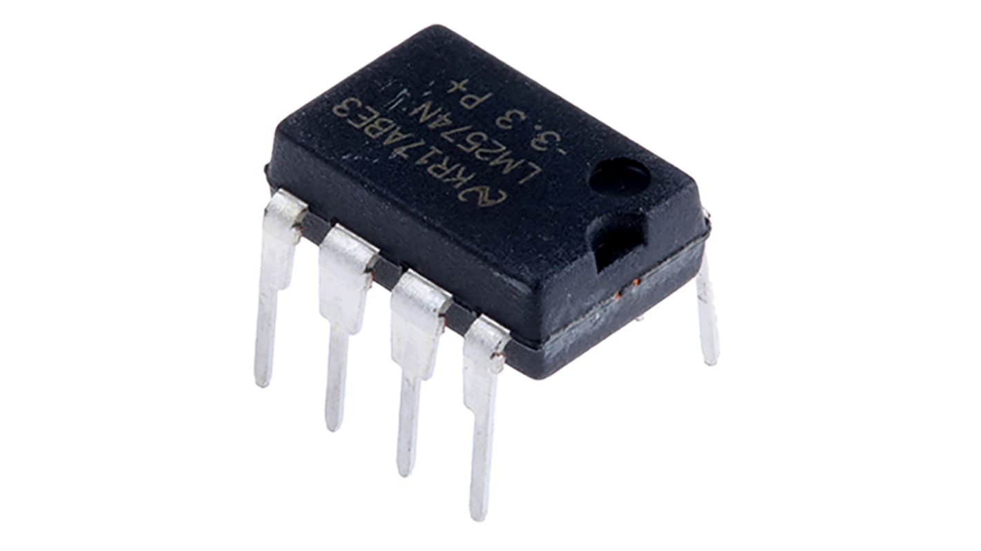 Texas Instruments LM2574N-3.3/NOPB, 1-Channel, Step Down DC-DC Converter 8-Pin, PDIP