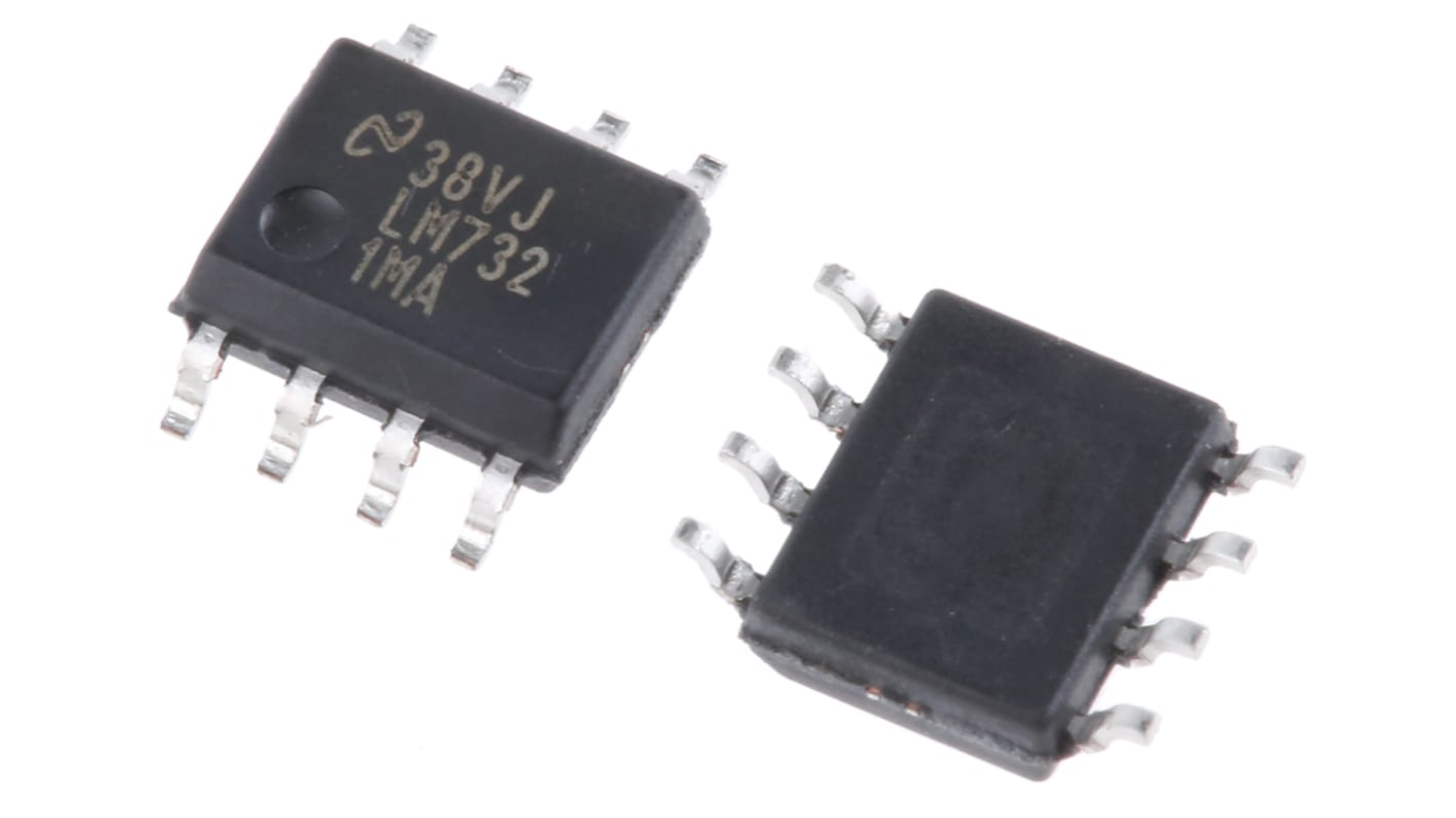 LM7321MA/NOPB Texas Instruments, Precision, Op Amp, RRIO, 20MHz, 2.5 → 32 V, 8-Pin SOIC