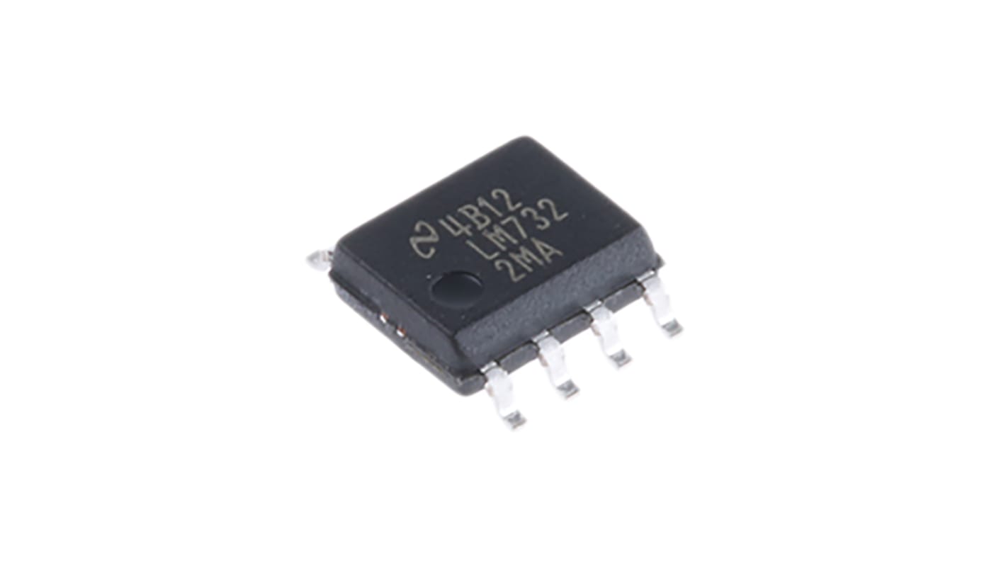 LM7322MA/NOPB Texas Instruments, Precision, Op Amp, RRIO, 20MHz, 2.5 → 32 V, 8-Pin SOIC