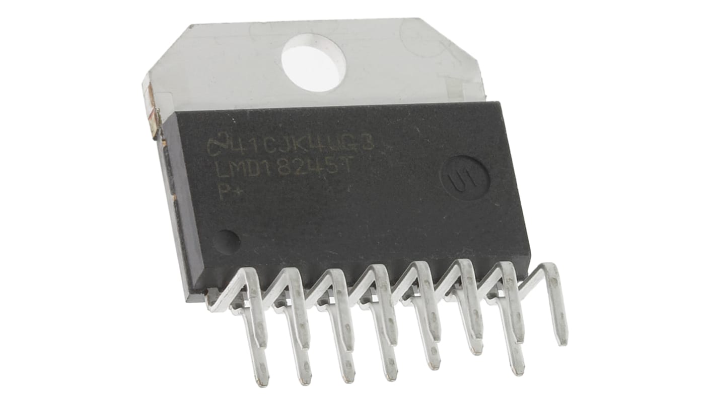 Texas Instruments 直流有刷电机驱动芯片, 全桥输出, 通孔安装, TO-220封装