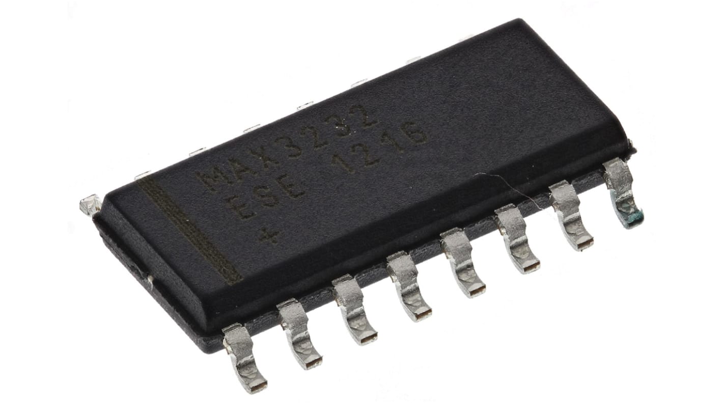 Maxim Integrated 3 → 5.5 V Cable Transceiver 16-Pin SOIC, MAX3232ESE+T