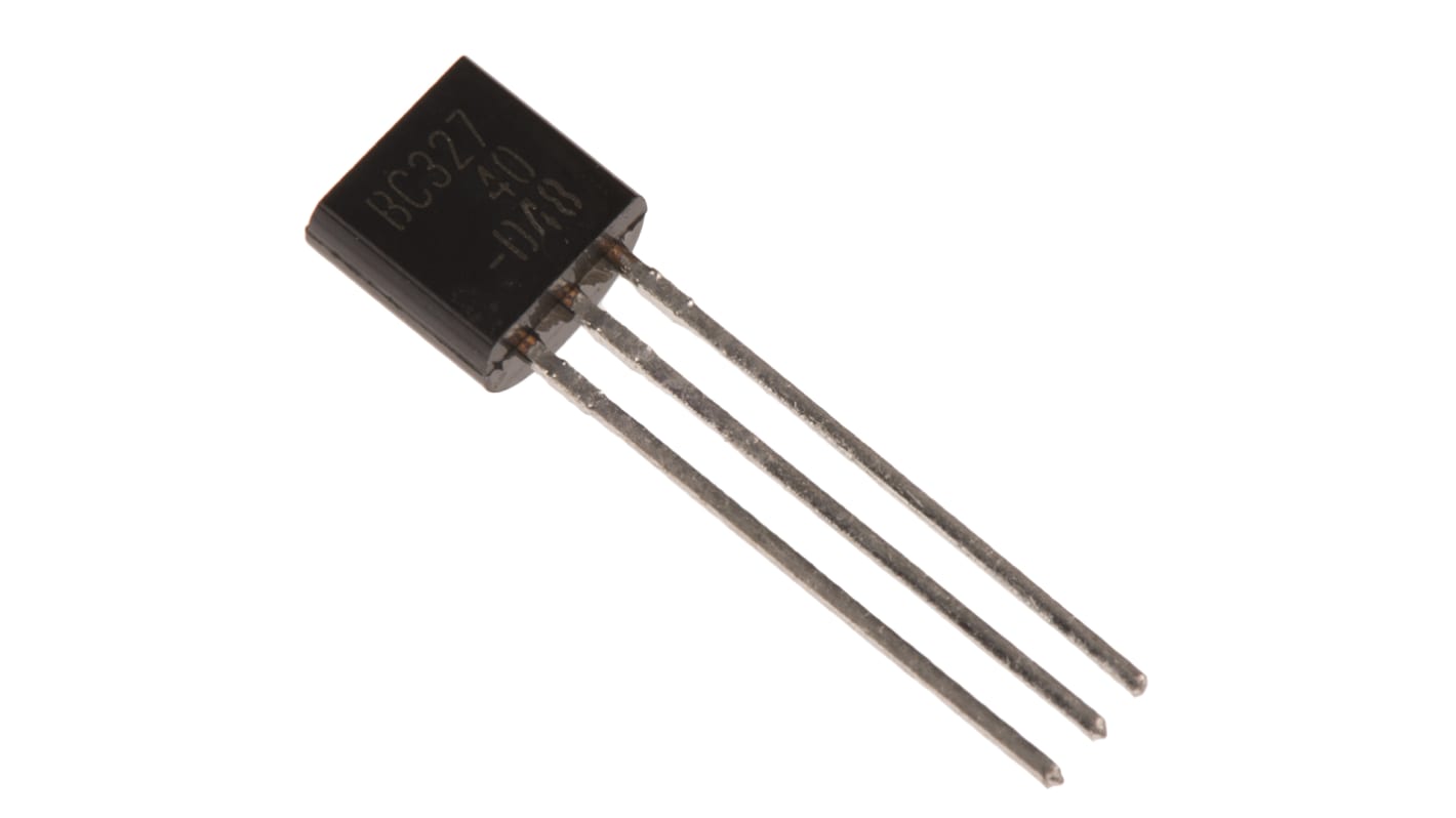 BC32740BU | onsemi PNP トランジスタ, -800 mA, TO-92, スルー BC32740BU | onsemi PNP トランジスタ, -800 mA, TO-92, スルー