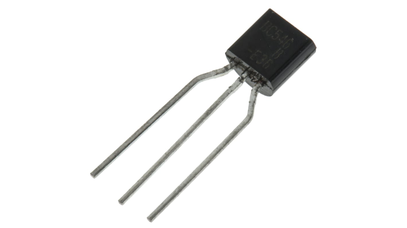 onsemi BC546BTA NPN Transistor, 100 mA, 65 V, 3-Pin TO-92