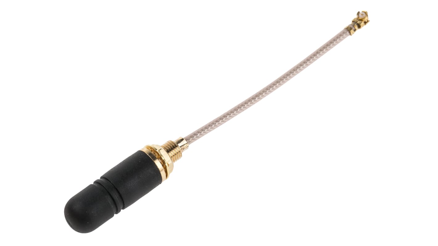 RF Solutions ANT-24G-S21-P5FL Stubby WiFi Antenna with UFL Connector, WiFi