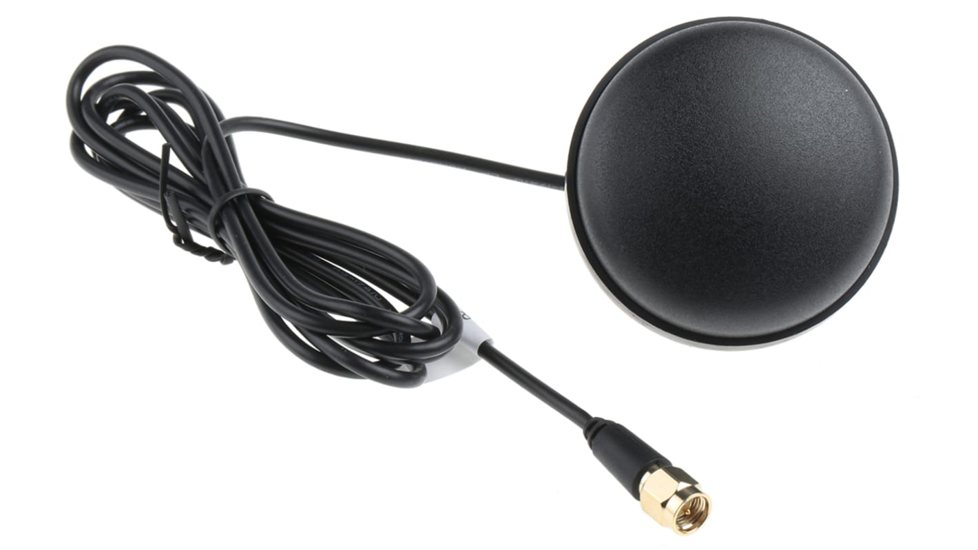 RF Solutions ANT-PUKDB Puck Omnidirectional Telemetry Antenna with SMA Connector, ISM Band