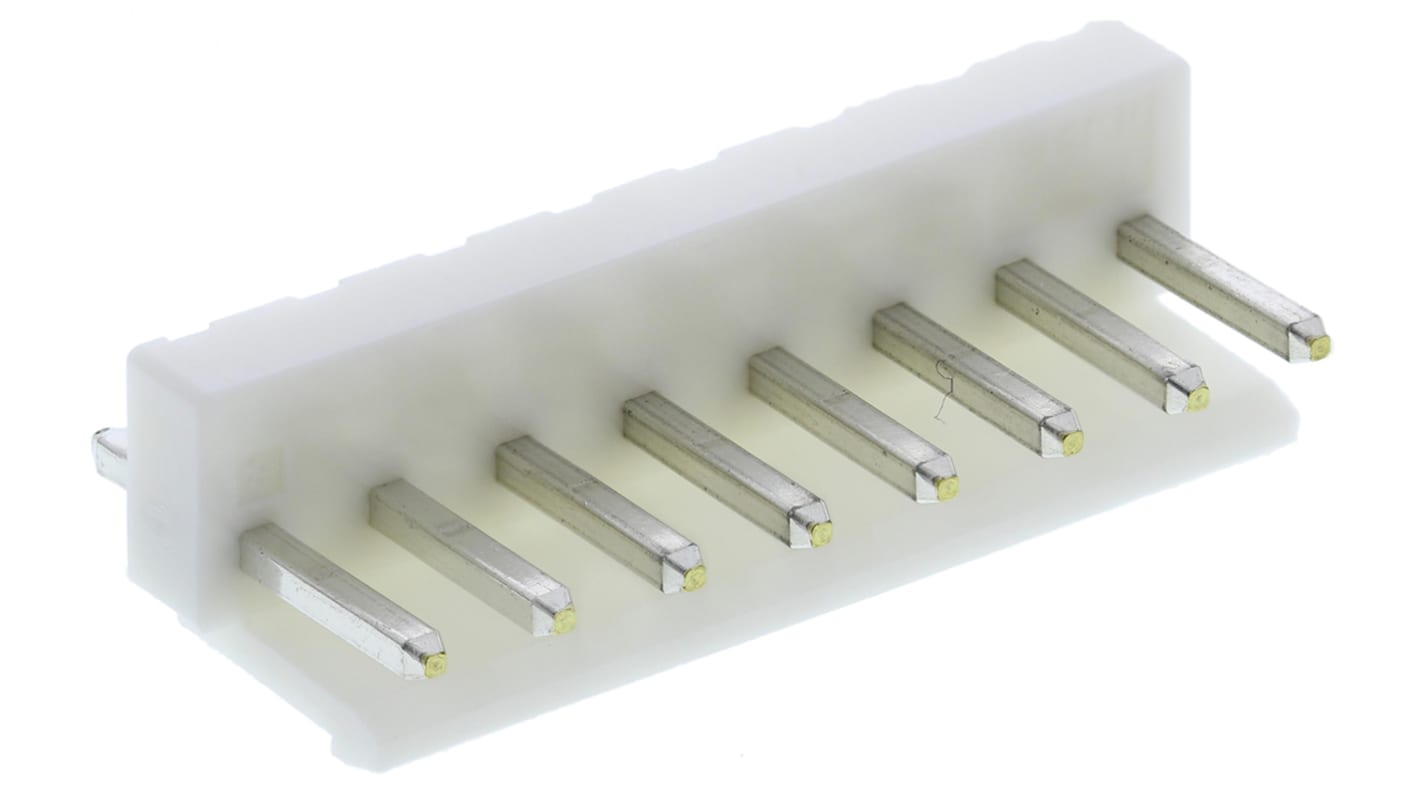 JST VH Series Top Entry Through Hole PCB Header, 8 Contact(s), 3.96mm Pitch, 1 Row(s), Shrouded