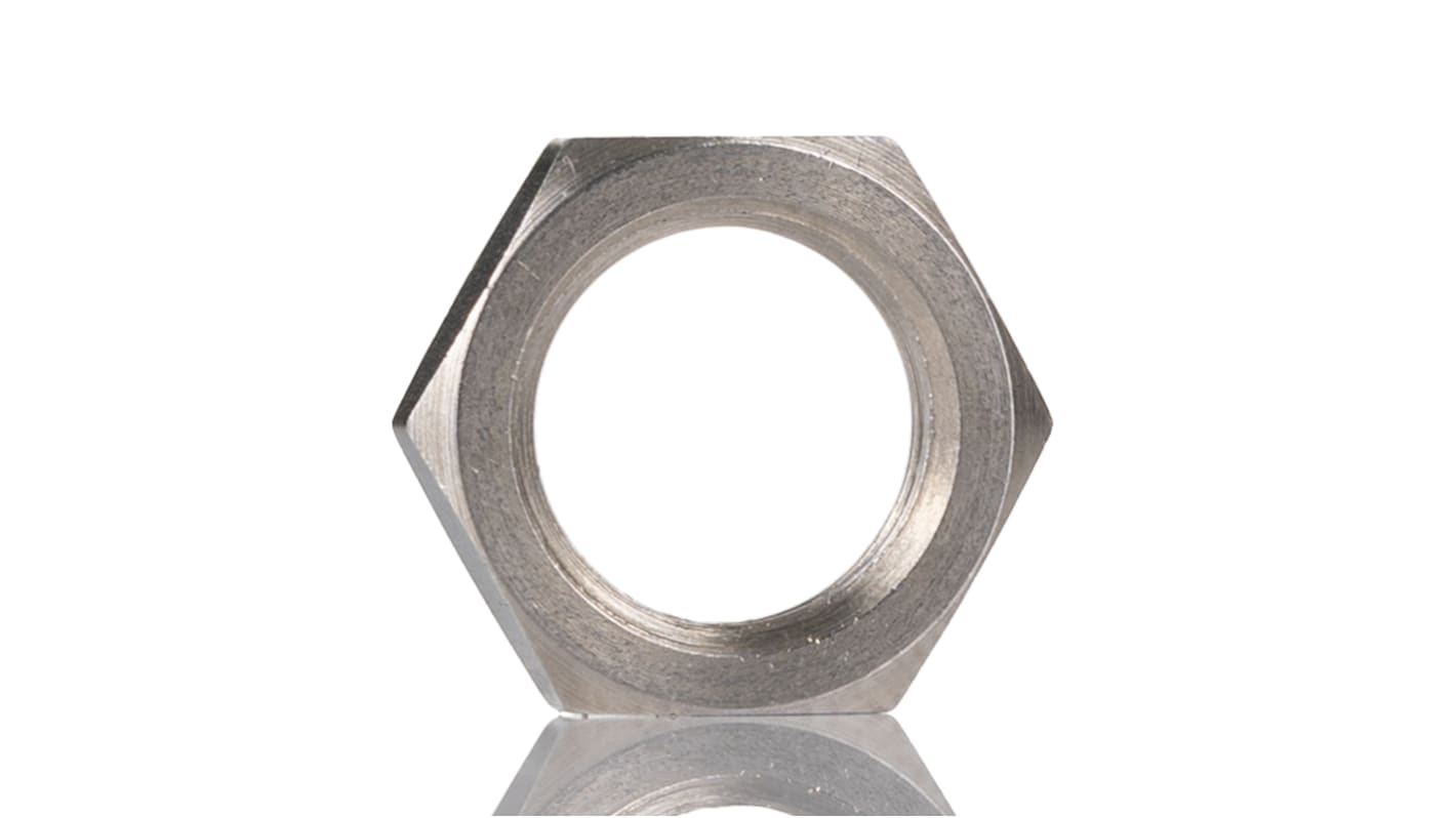 RS PRO, 1/8 BSPP Stainless Steel Locknut for Use with Thermocouple or PRT Probe, RoHS Compliant Standard