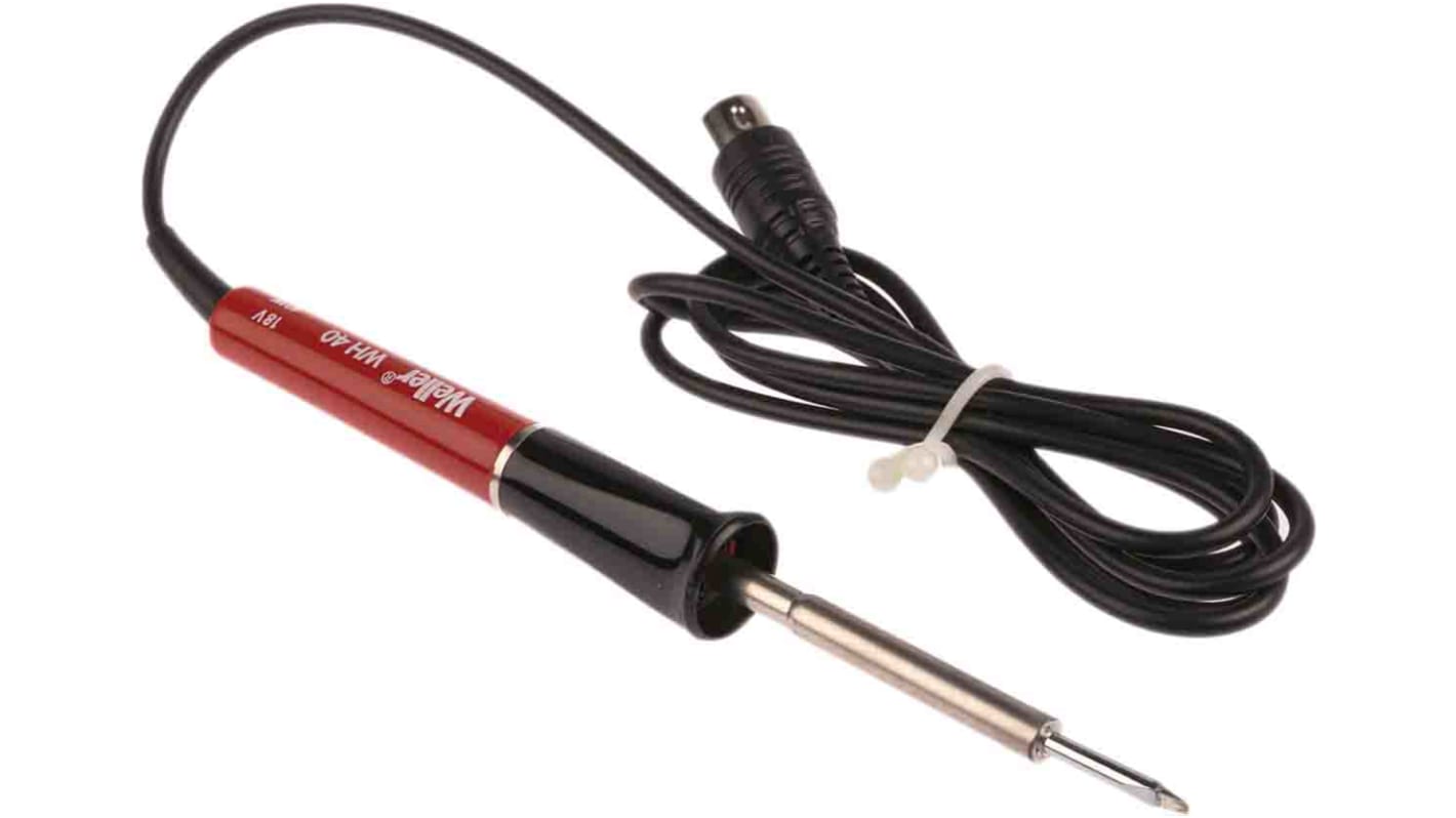 Weller Electric Soldering Iron, 18V, 40W, for use with WHS40 & WHS40D Soldering Stations