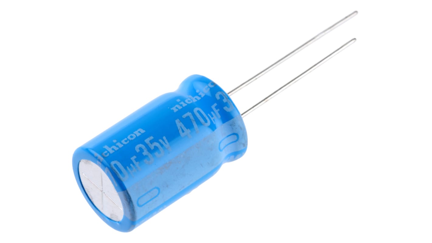 驚きの値段 470μF,35V ニチコン | UBT1V471MHD8 dc ラジアル コンデンサ, アクセサリー