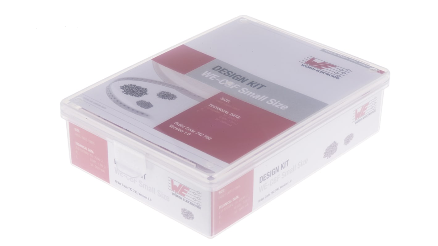 Kit de conception, Wurth Elektronik, 742790, 1020 pièces , contient: Perles de ferrite