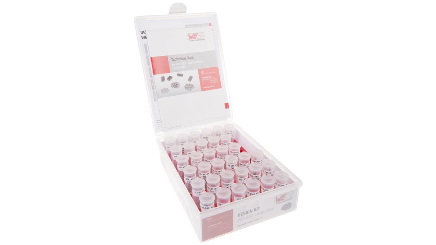 Wurth Elektronik 690 piece Ferrite Kit Includes Ferrite Beads