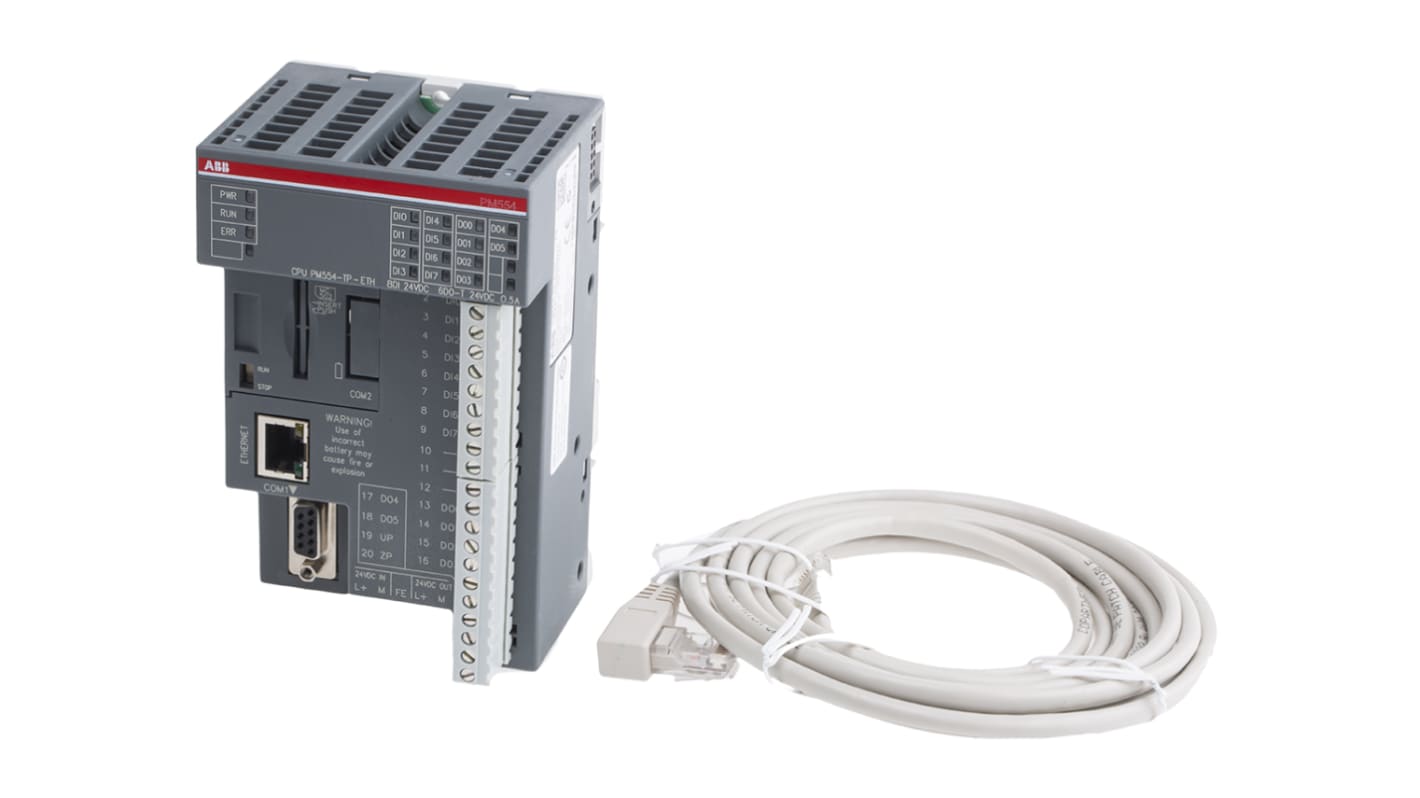 ABB AC500-eC0 Series PLC CPU for Use with AC500-eCo Series, Digital Output, 8-Input, Digital Input