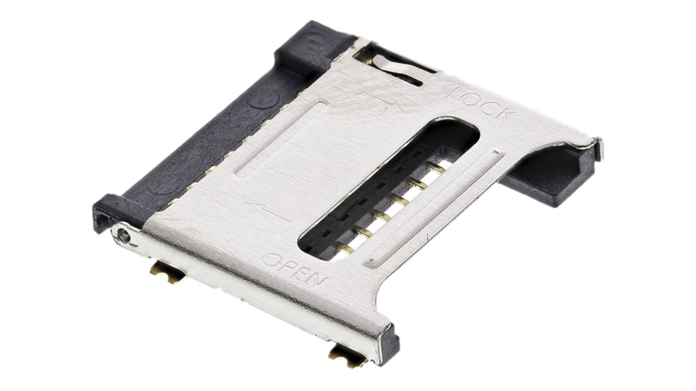 Conector para tarjeta de memoria MicroSD Wurth Elektronik serie 693