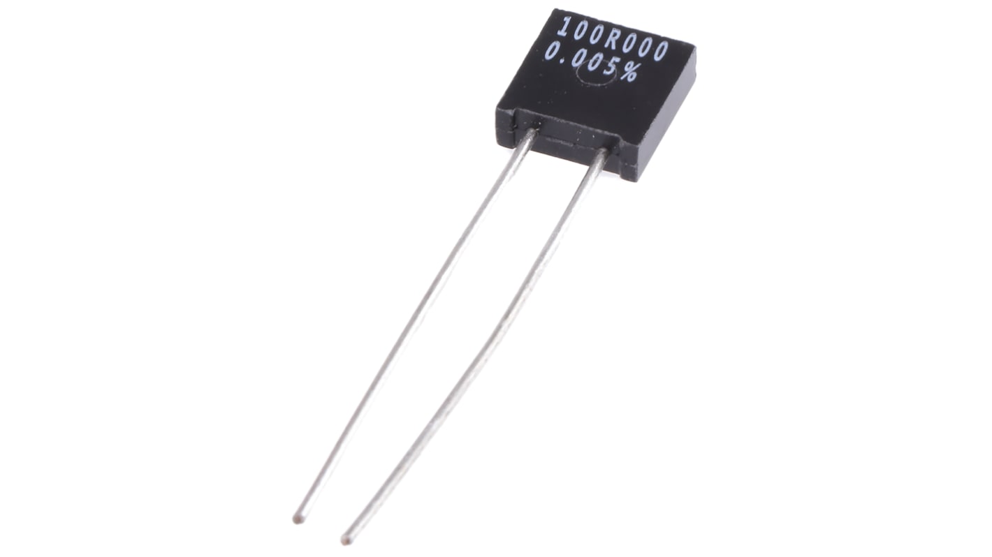 Vishay Foil Resistors 金属箔电阻, 100Ω, 0.6W, ±0.005%容差, ±2ppm/°C, Z201系列