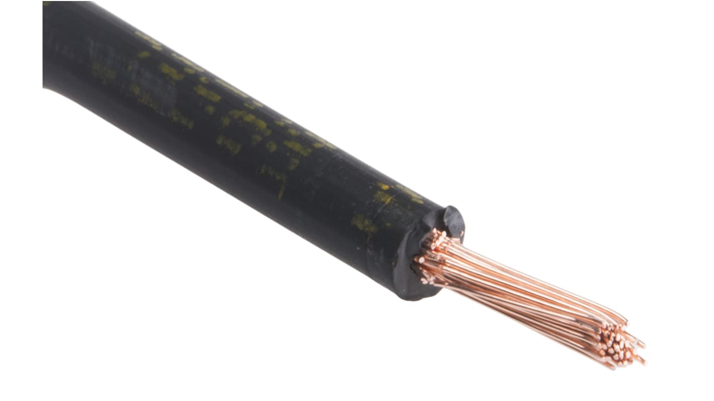 Cavo di collegamento apparecchiature RS PRO, 2,5 mm², 13 AWG, 750 V, 100m, Nero, 2491B