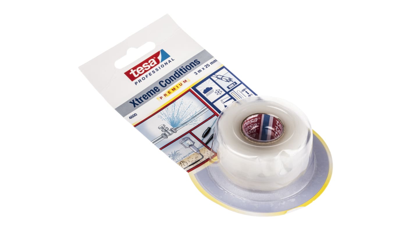 Tesa 4600 Transparent Self Amalgamating Tape 25mm x 3m