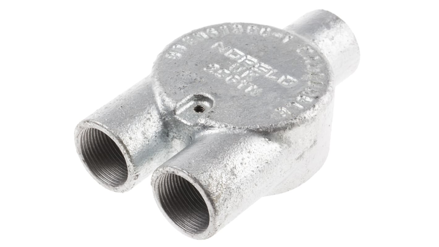 RS PRO Y Box, Conduit Fitting, 25mm Nominal Size, Steel