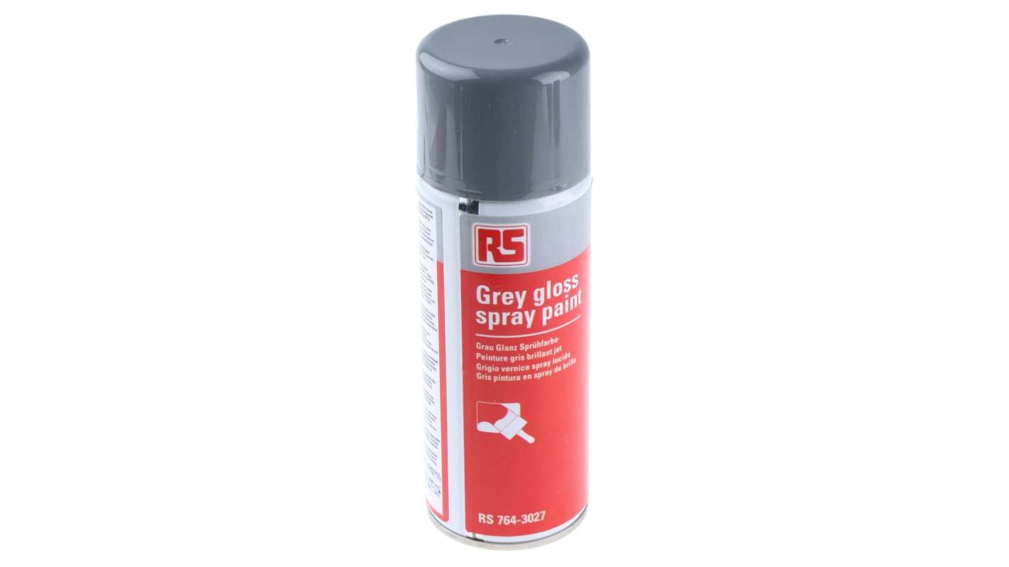 RS PRO 400ml Grey Gloss Spray Paint