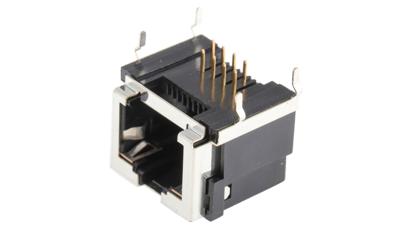 ヒロセ電機 RJ45 モジュラーコネクタ, メス, RJ45コネクタ, スルーホール実装, Cat3