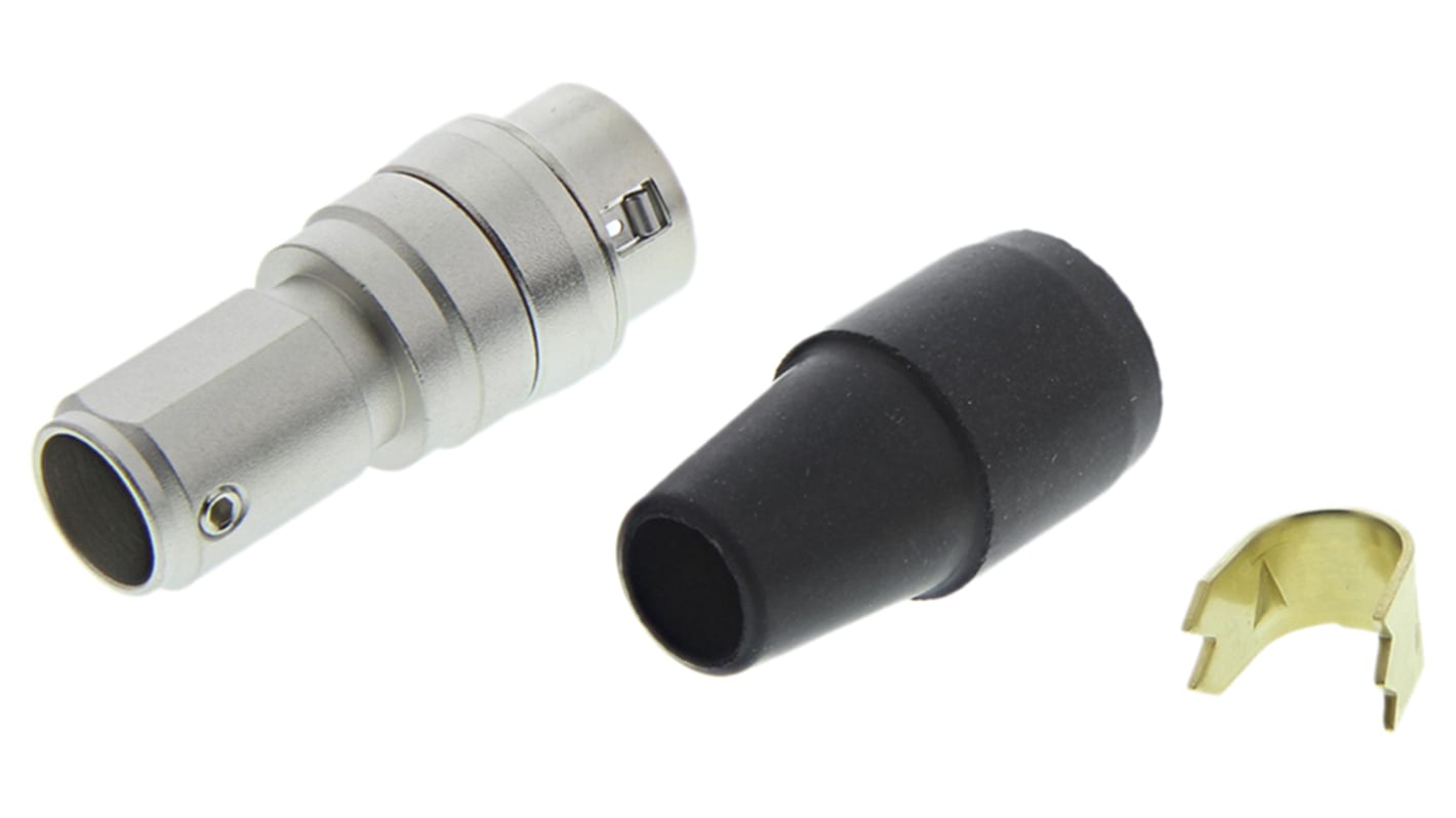 Hirose Circular Connector, 12 Contacts, Cable Mount, Miniature Connector, Plug, Male, HR10 Series