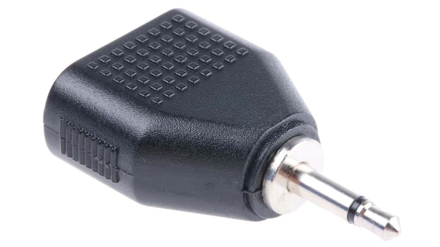Adaptateur RS PRO Droit, 3,5mm Mono Femelle vers Prise audio 3,5 mm Mâle